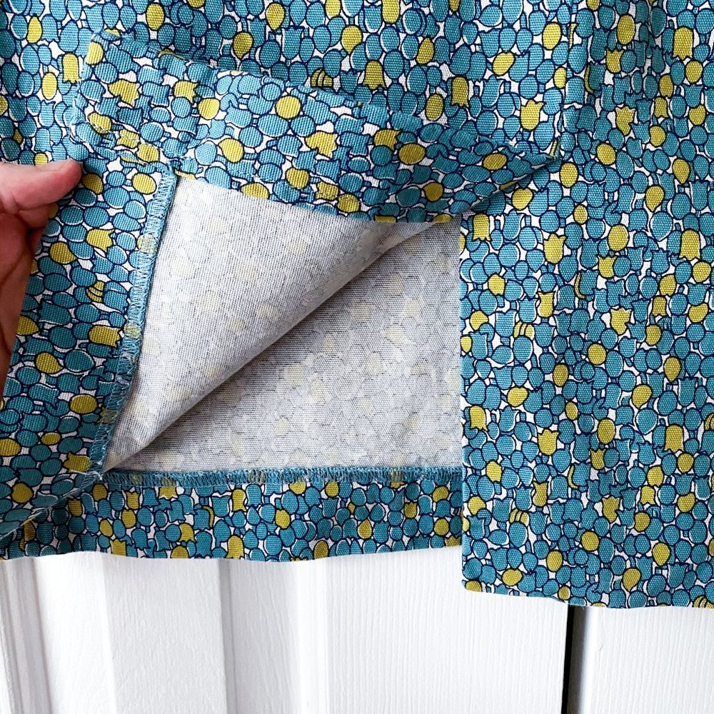 Talbots Green Blue Pebble Penncil Skirt - Picture 5 of 8